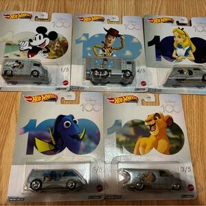 Hot Wheels Disney Character Toy Car Collection